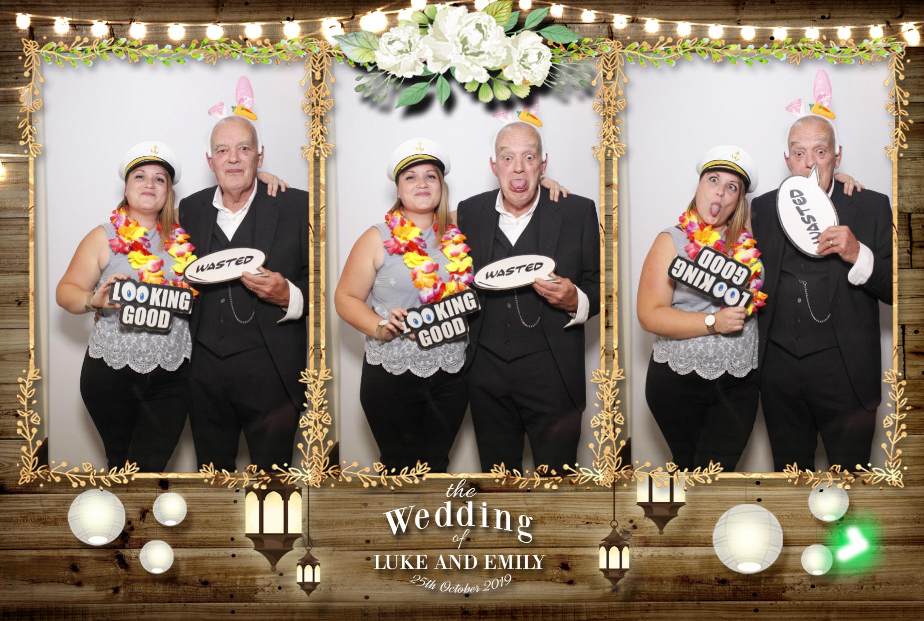 Luke & Emily's Wedding | View more photos from the event at gallery.myphotoboothexperience.co.uk/u/MyPhotoBoothExperienceLtd/Luke-Emilys-Wedding